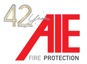 AIE 40 Years logo